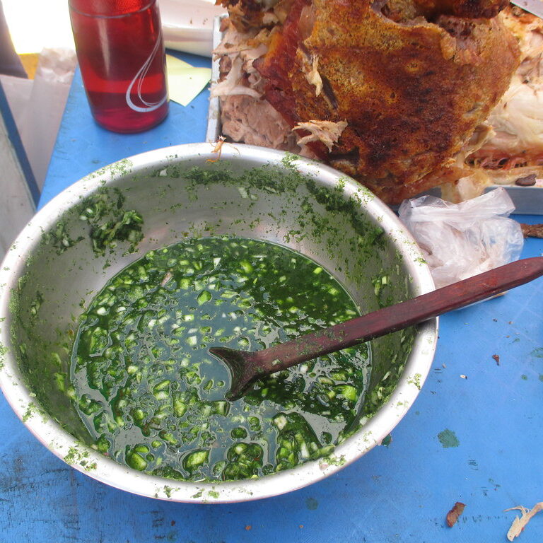 Pollo al Huacatay Peruviano